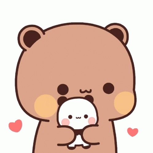 picture of bear holding a small bear